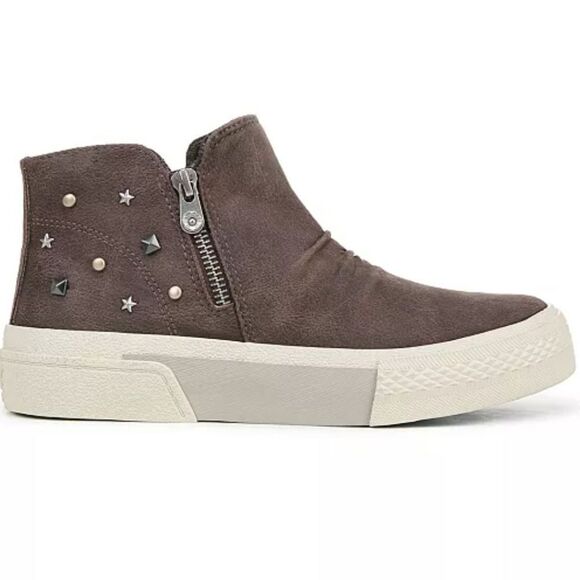 🆕️👟Wave-Zip Sneaker Boot - Blowfish Malibu, Charcoal Faux Suede, Sz 8 - Picture 2 of 7